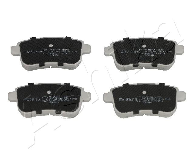 Brake Pad Set, disc brake - 51-00-0703 ASHIKA