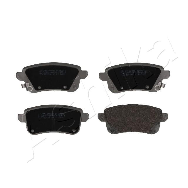 Brake Pad Set, disc brake - 51-00-0709 ASHIKA
