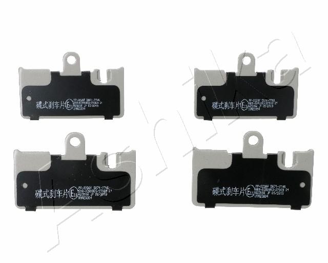 Brake Pad Set, disc brake - 51-02-222 ASHIKA
