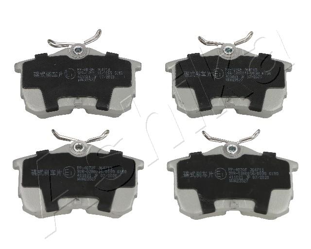 Brake Pad Set, disc brake - 51-04-407 ASHIKA