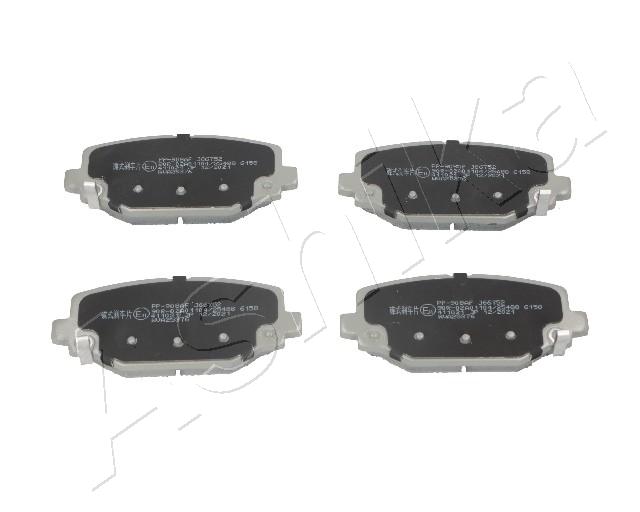 Brake Pad Set, disc brake - 51-09-908 ASHIKA