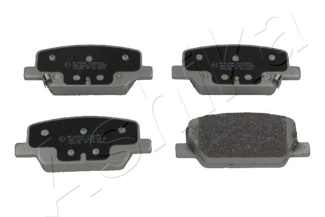 Brake Pad Set, disc brake - 51-0H-H15 ASHIKA