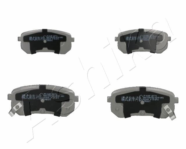Brake Pad Set, disc brake - 51-0K-004 ASHIKA