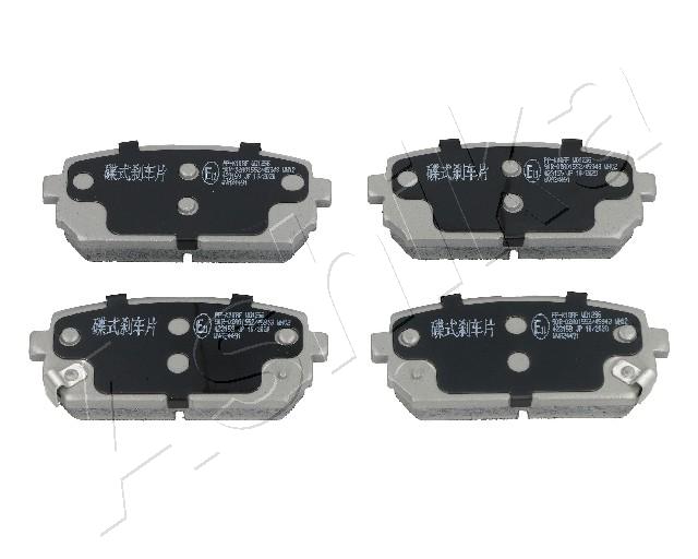 Brake Pad Set, disc brake - 51-0K-K10 ASHIKA