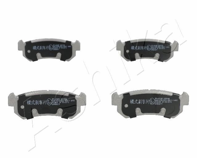 Brake Pad Set, disc brake - 51-0W-W02 ASHIKA
