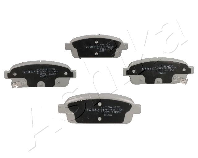 Brake Pad Set, disc brake - 51-0W-W05 ASHIKA