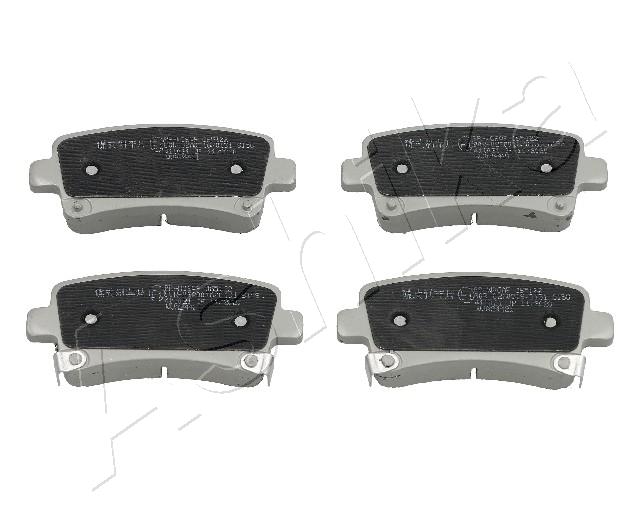 Brake Pad Set, disc brake - 51-0W-W06 ASHIKA
