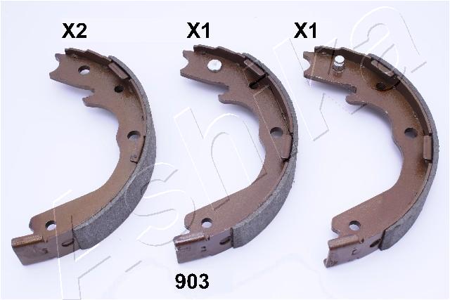 Brake Shoe Set, parking brake - 55-09-903 ASHIKA
