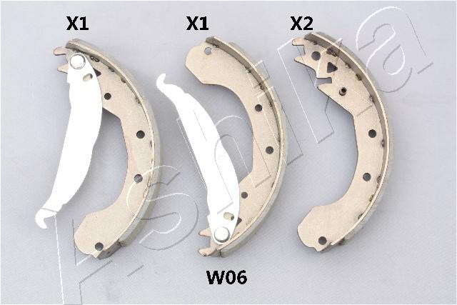 Brake Shoe Set - 55-0W-W06 ASHIKA