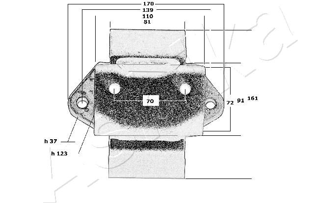 Engine Mounting - GOM-5024 ASHIKA