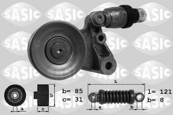 Tendicinghia, Cinghia Poly-V - 1626145 SASIC