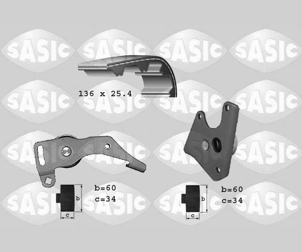 Timing Belt Set - 1750003 SASIC