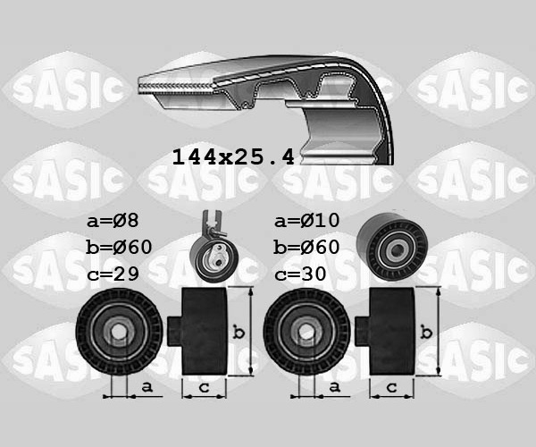 Timing Belt Set - 1750017 SASIC