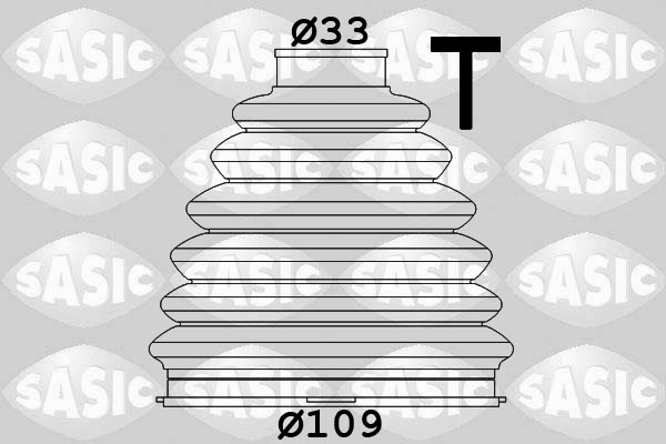 Bellow Set, drive shaft - 1900004 SASIC