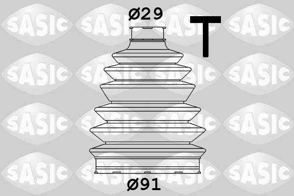Bellow Set, drive shaft - 1900007 SASIC