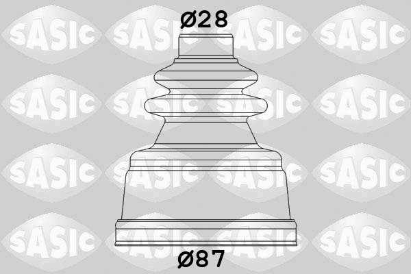 Bellow Set, drive shaft - 1900018 SASIC