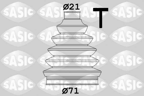 Bellow Set, drive shaft - 1900019 SASIC
