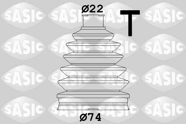 Bellow Set, drive shaft - 1904008 SASIC