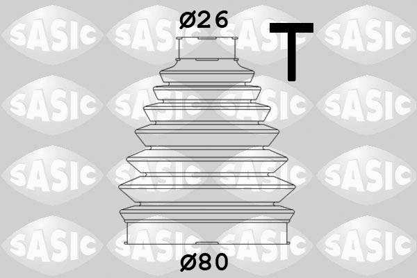 Kit cuffia, Semiasse - 1904013 SASIC
