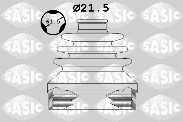 Bellow Set, drive shaft - 1904015 SASIC