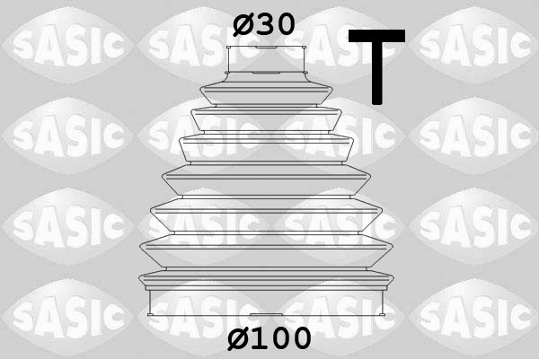 Kit cuffia, Semiasse - 1904016 SASIC