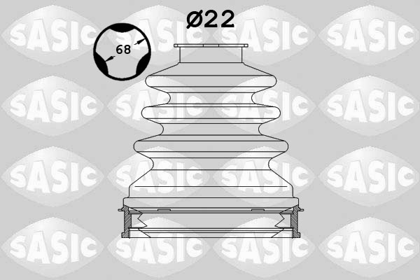 Kit cuffia, Semiasse - 1904027 SASIC