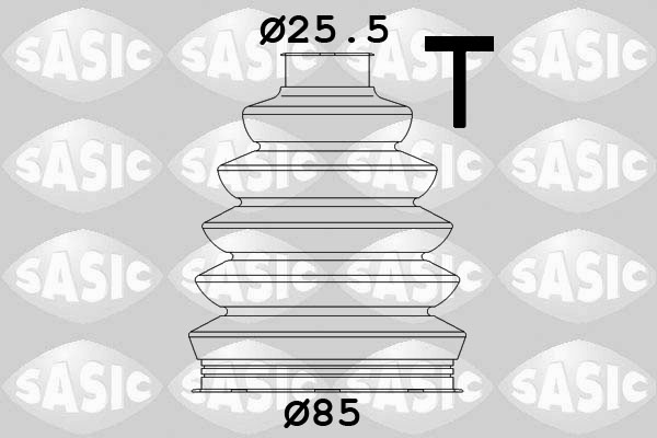 Bellow Set, drive shaft - 1904029 SASIC