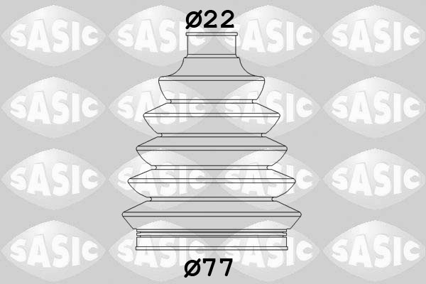 Bellow Set, drive shaft - 1904036 SASIC