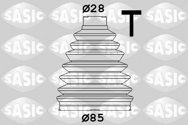 Bellow Set, drive shaft - 1904040 SASIC