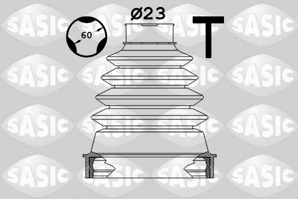 Bellow Set, drive shaft - 1904042 SASIC
