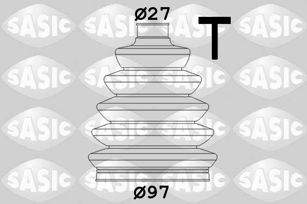 Bellow Set, drive shaft - 1904043 SASIC