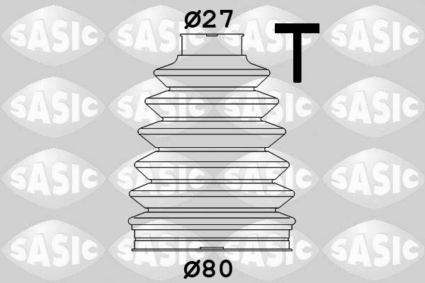 Bellow Set, drive shaft - 1904050 SASIC
