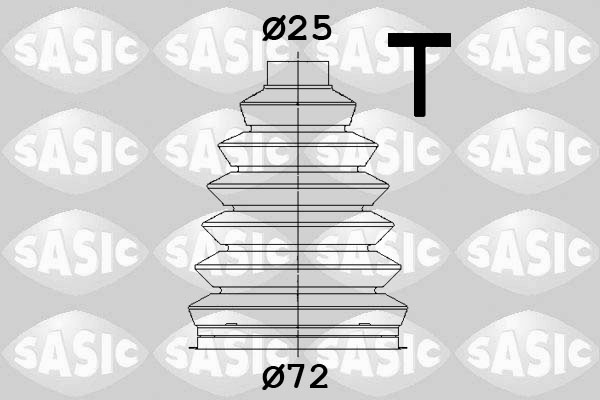 Bellow Set, drive shaft - 1904059 SASIC
