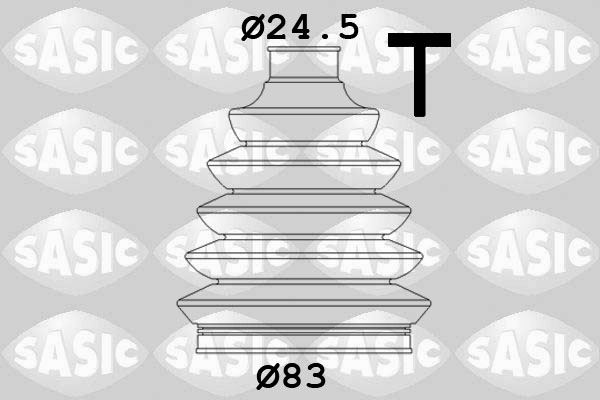 Комплект пыльника, приводной вал - 1906005 SASIC