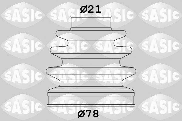 Bellow Set, drive shaft - 1906013 SASIC