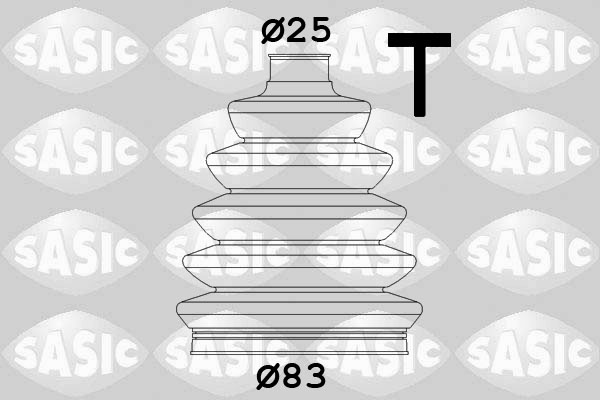Bellow Set, drive shaft - 1906015 SASIC