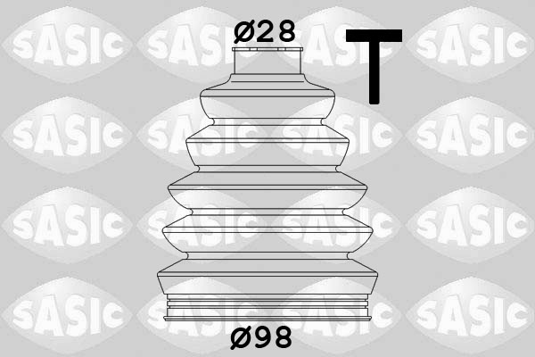Bellow Set, drive shaft - 1906028 SASIC