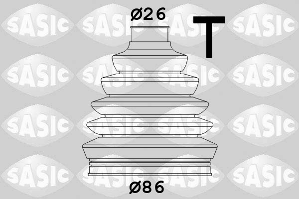 Kit cuffia, Semiasse - 1906041 SASIC