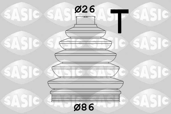 Kit cuffia, Semiasse - 1906054 SASIC