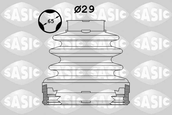 Bellow Set, drive shaft - 1906060 SASIC
