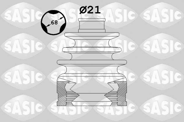 Bellow Set, drive shaft - 1906062 SASIC