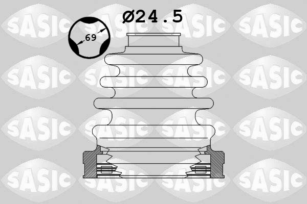 Bellow Set, drive shaft - 1906064 SASIC