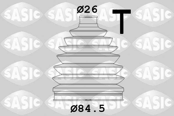 Bellow Set, drive shaft - 1906067 SASIC