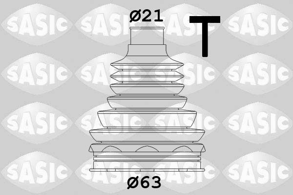 Kit cuffia, Semiasse - 1906075 SASIC