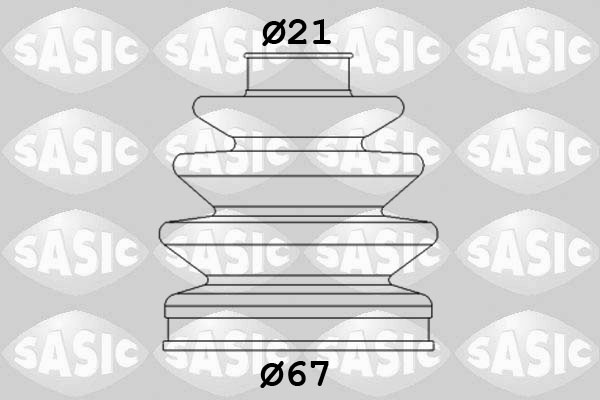 Kit cuffia, Semiasse - 1906081 SASIC