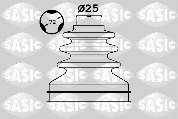 Kit cuffia, Semiasse - 1906087 SASIC
