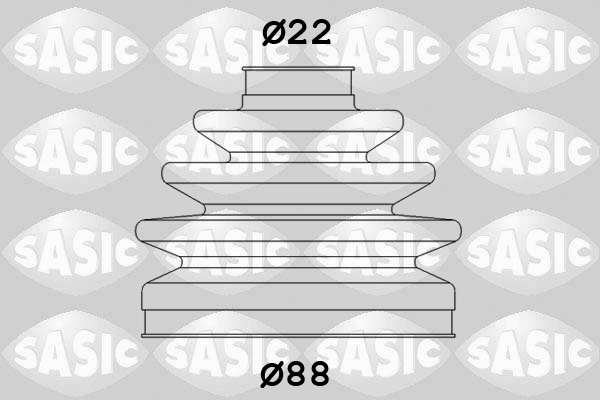 Bellow Set, drive shaft - 1906099 SASIC