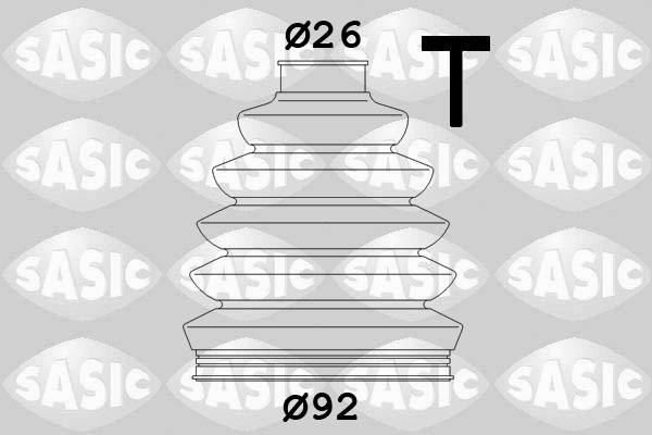 Kit cuffia, Semiasse - 1906109 SASIC