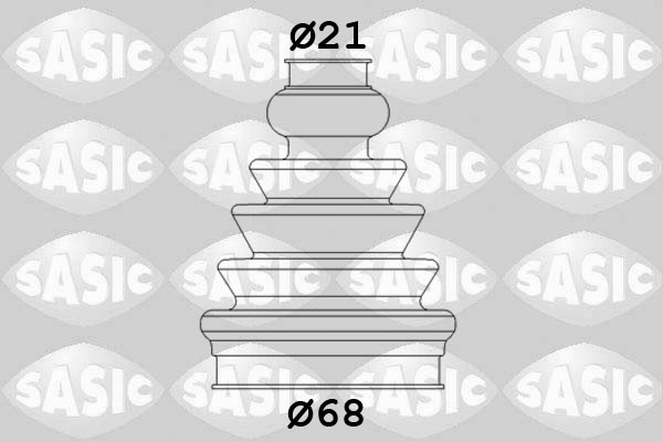 Kit cuffia, Semiasse - 1906113 SASIC