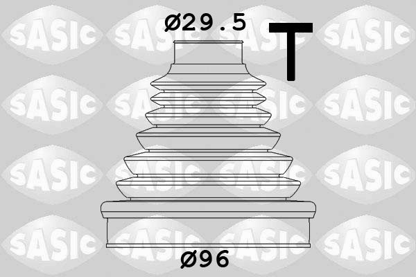 Kit cuffia, Semiasse - 1906117 SASIC